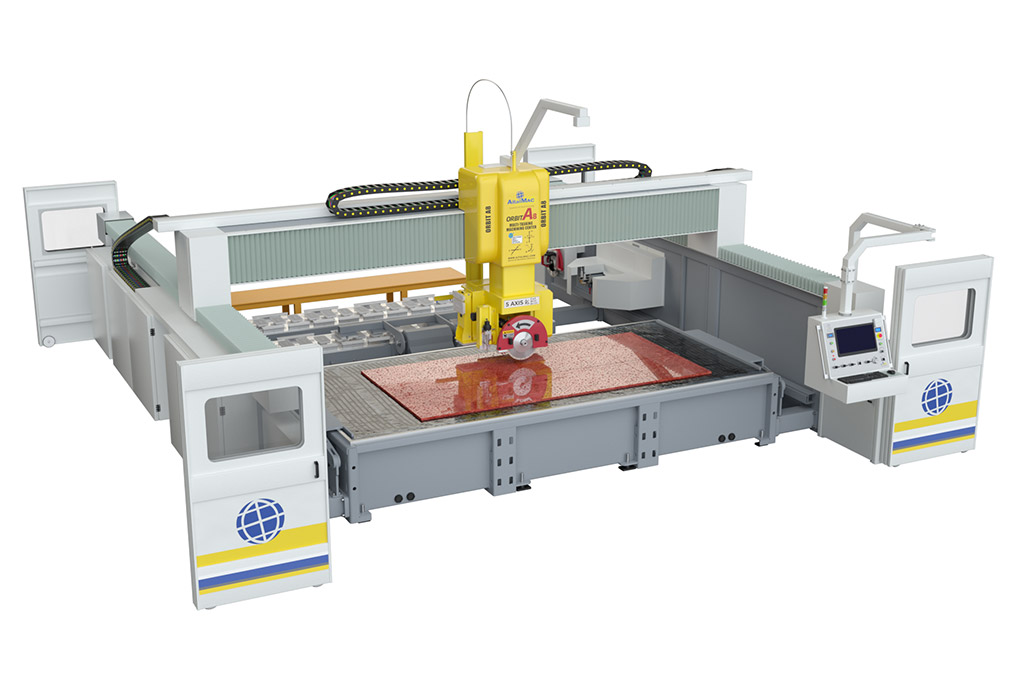 AitalMAC stone CNC bridge saw edge polisher CNC Contouring centers